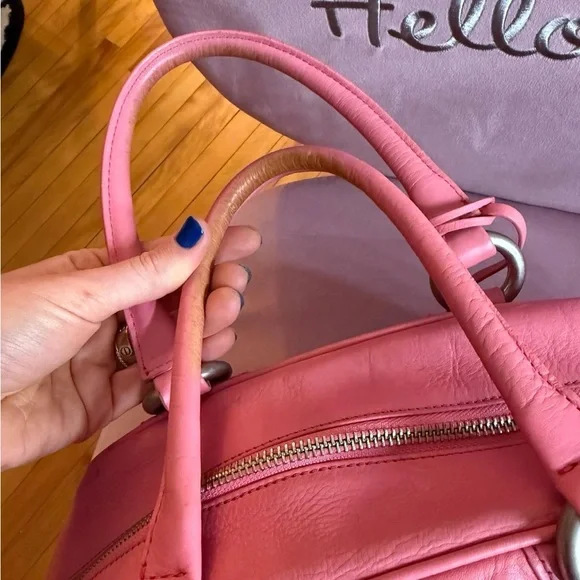 Juicy Couture Pink Satchel with Heart Charm